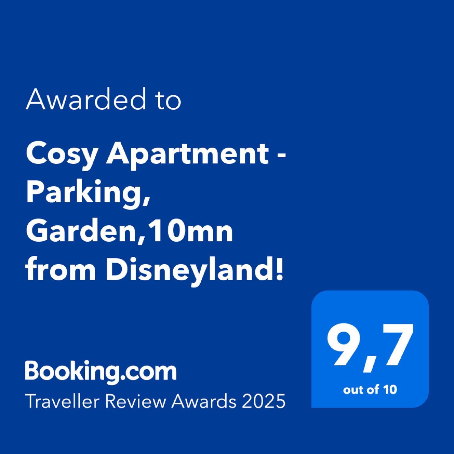 Cosy Apartment - Parking, Garden,10Mn From Disneyland! Montevrain Ngoại thất bức ảnh